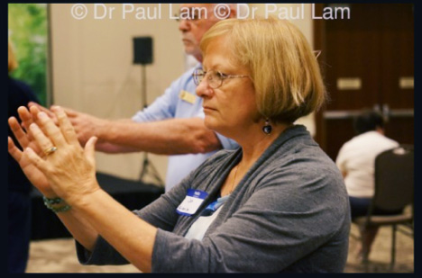 Jan during the instructor certification class for Tai Chi for Rehabilitation