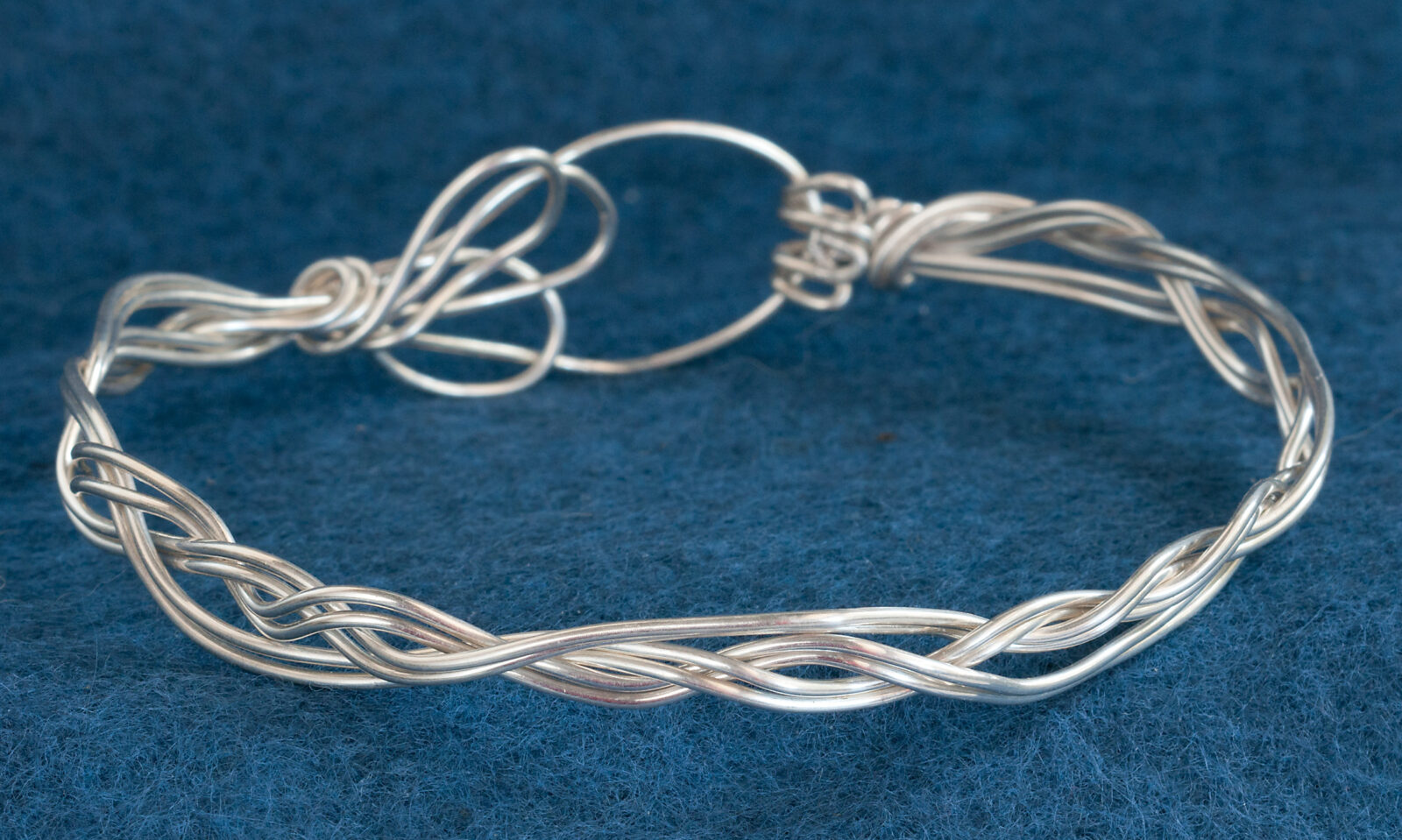 Sterling Silver wire weave bracelet