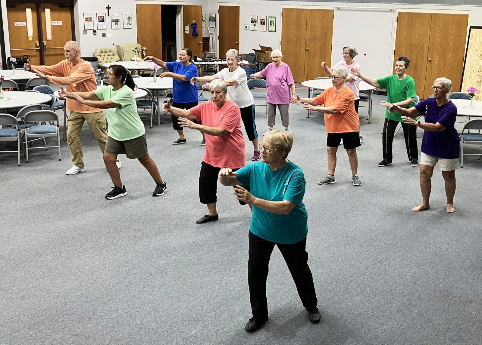 Tai Chi class in progress